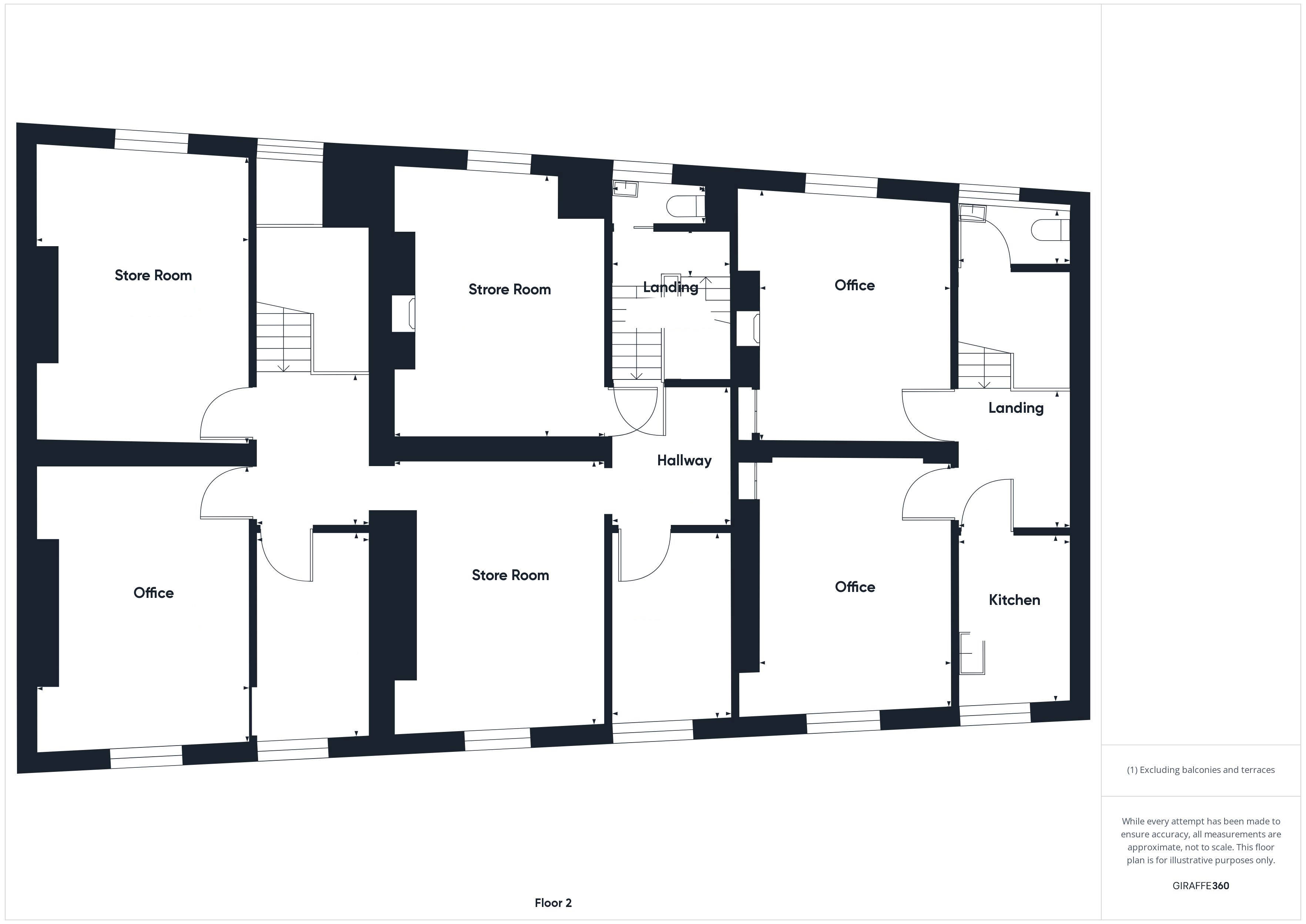 Lot: 19 - TOWN CENTRE COMMERCIAL UNIT FOR INVESTMENT - Second Floor Floorplan